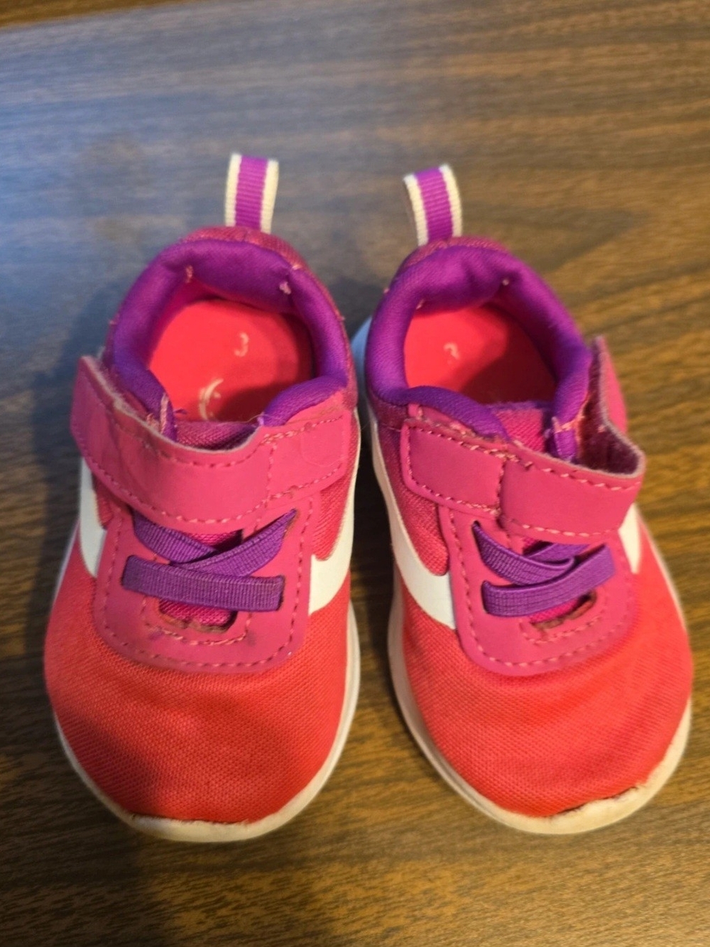 Kids Pink & Purple Athletic Sneakers - Brand Unspecified